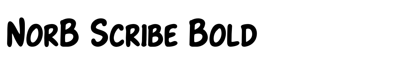 NorB Scribe Bold